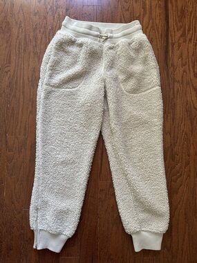 JoyLab Cream Sherpa Waistband Joggers